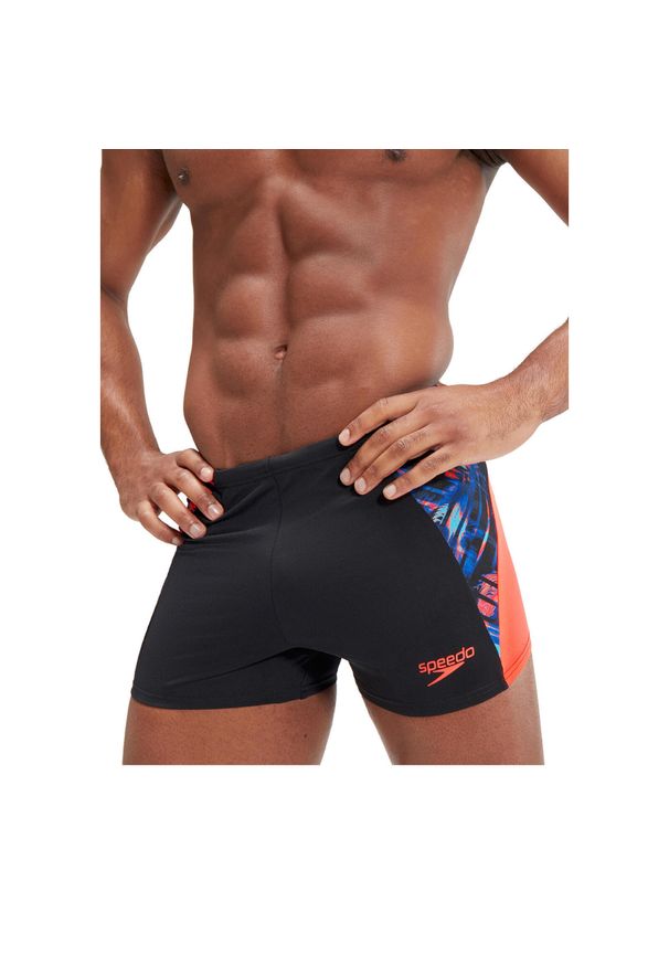 Bokserki kąpielowe męskie Speedo Eco END+ Splice Aquashort. Kolor: czarny