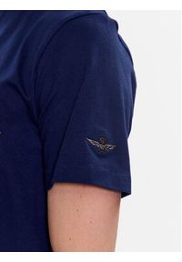 Aeronautica Militare T-Shirt 231TS2074J558 Granatowy Regular Fit. Kolor: niebieski. Materiał: bawełna #3