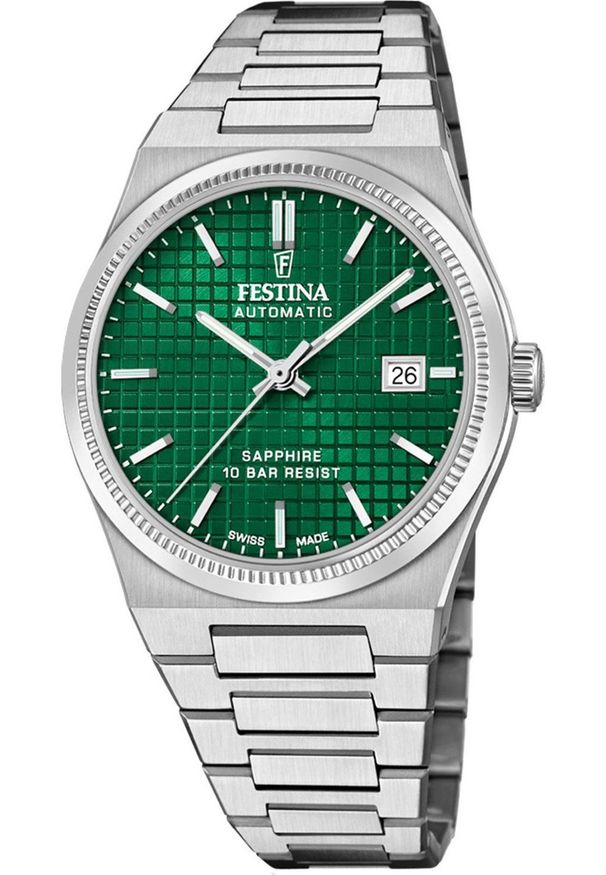 Zegarek Festina Zegarek męski Festina F20028-3 srebrny. Kolor: srebrny