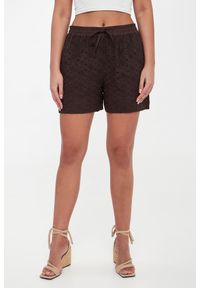 Pinko - Szorty damskie ażurowe Liz PINKO. Wzór: ażurowy #3