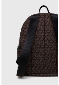 MICHAEL Michael Kors plecak damski kolor brązowy mały wzorzysty. Kolor: brązowy #3