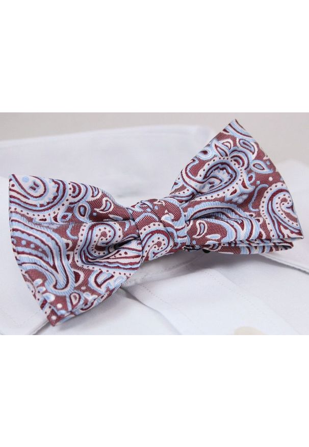 Wielokolorowa muszka Chattier elegancka, w kolorowe wzory