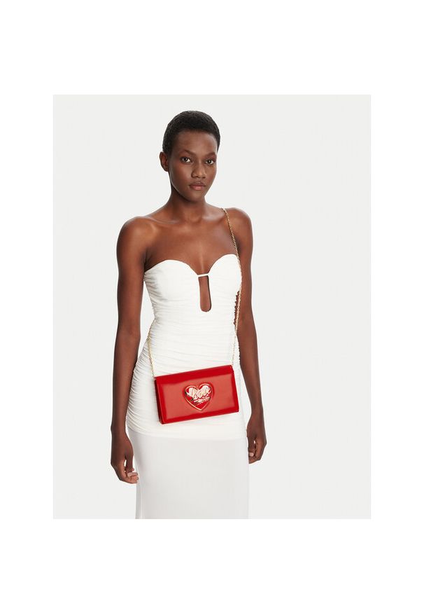 Love Moschino - Torebka LOVE MOSCHINO. Kolor: czerwony