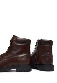 TOMMY HILFIGER - Tommy Hilfiger Trapery Flex Th Outdoor Rs FM0FM05600 Brązowy. Kolor: brązowy. Materiał: skóra #3