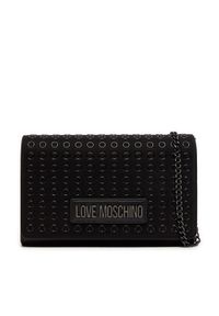 Love Moschino - LOVE MOSCHINO Torebka JC4063PP1LLH100B Czarny. Kolor: czarny. Materiał: skórzane