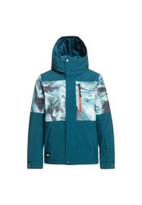 Kurtka narciarska chłopięca Quiksilver Mission. Kolor: niebieski. Materiał: poliester. Sezon: zima. Sport: narciarstwo #1