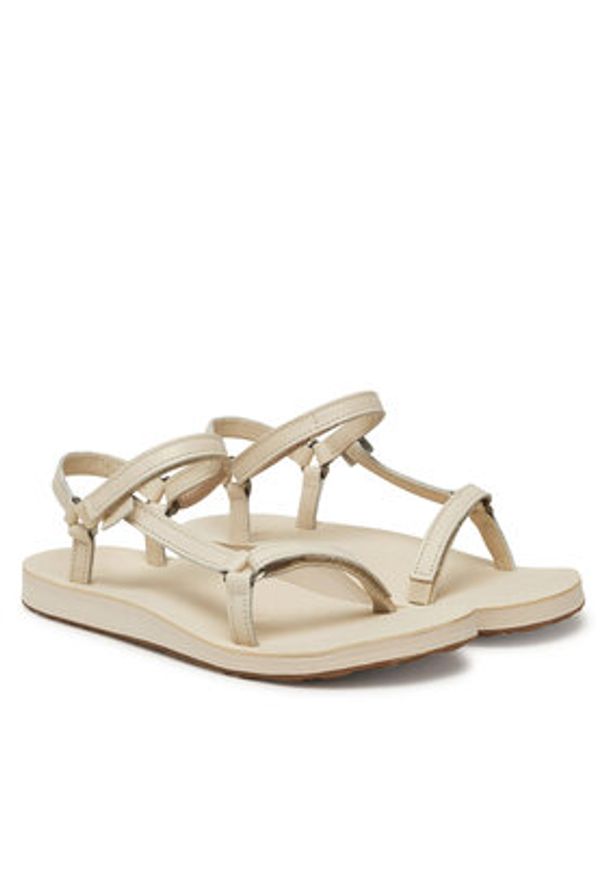Teva Sandały Original Universal Slim 1151031 Écru. Materiał: skóra