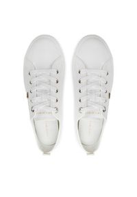 TOMMY HILFIGER - Tommy Hilfiger Tenisówki Vulc Canvas Sneaker FW0FW08063 Biały. Kolor: biały