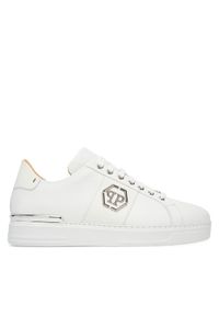 Philipp Plein - PHILIPP PLEIN Sneakersy PAES USC0768 PLE005N01 Biały. Kolor: biały. Materiał: skóra