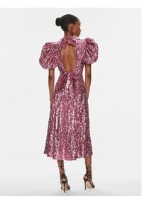 ROTATE Sukienka koktajlowa 1118621099 Różowy Regular Fit. Kolor: różowy. Materiał: syntetyk. Styl: wizytowy #5