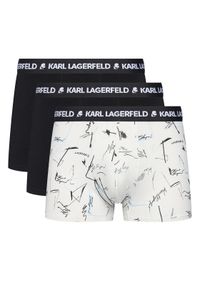 Karl Lagerfeld - KARL LAGERFELD Komplet 3 par bokserek A3M47013 Kolorowy. Materiał: bawełna. Wzór: kolorowy