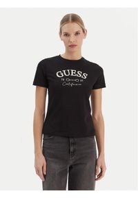 Guess T-Shirt V6RI02 J1314 Czarny Regular Fit. Kolor: czarny. Materiał: bawełna #1