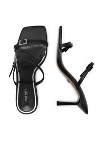 Nine West Klapki ZL23005-1CC Czarny. Kolor: czarny. Materiał: skóra #5