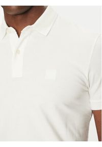 BOSS Polo Passertip 50507699 Beżowy Slim Fit. Typ kołnierza: polo. Kolor: beżowy. Materiał: bawełna #4