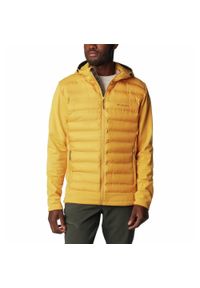 columbia - Bluza Turystyczna Męska Columbia Out-Shield Insulated Full Zip Hoodie z kapturem. Typ kołnierza: kaptur. Kolor: żółty. Styl: sportowy. Sport: turystyka piesza