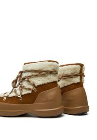 Moon Boot Śniegowce Luna Boot Shearling 80D2480020 Brązowy. Kolor: brązowy. Materiał: skóra, zamsz