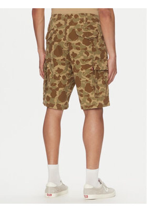 Levi's® Szorty materiałowe Carrier Cargo 001KG-0004 Brązowy Regular Fit. Kolor: brązowy. Materiał: bawełna