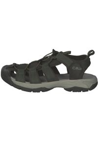 Sandały męskie, CMP Sahiph Hiking Sandal. Kolor: czarny, zielony, wielokolorowy. Materiał: guma, syntetyk, tkanina, materiał