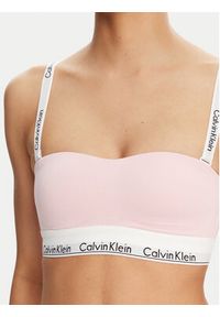Calvin Klein Underwear Biustonosz top 000QF7628E Różowy. Kolor: różowy. Materiał: bawełna #3