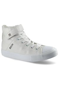 Big-Star - Sneakersy BIG STAR V274541FW20 Biały. Zapięcie: rzepy. Kolor: biały. Materiał: materiał, puch, skóra ekologiczna, jeans, futro. Szerokość cholewki: normalna. Wzór: aplikacja. Sezon: zima. Styl: sportowy #1