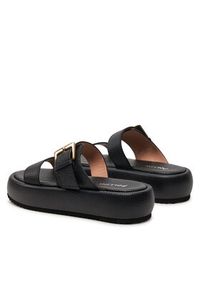 Pollini Klapki SA28245I0ITD0000 Czarny. Kolor: czarny. Materiał: skóra