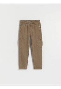 Reserved - Classic denim regular - brązowy. Kolor: brązowy #1