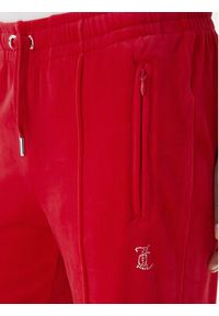 Juicy Couture Spodnie dresowe Tina JCWBJ225307 Czerwony Regular Fit. Kolor: czerwony. Materiał: syntetyk #2