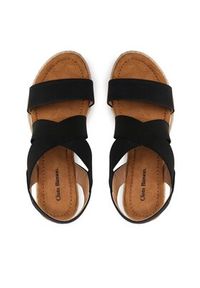 Clara Barson Espadryle WS2189-26 Czarny. Kolor: czarny. Materiał: materiał
