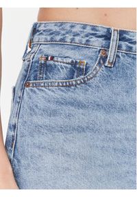 TOMMY HILFIGER - Tommy Hilfiger Spódnica jeansowa WW0WW39653 Niebieski Regular Fit. Kolor: niebieski. Materiał: bawełna, jeans