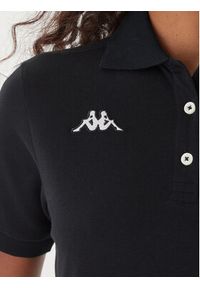 Kappa Polo Logo Sharas Wss 302B3C0 Czarny Regular Fit. Typ kołnierza: polo. Kolor: czarny. Materiał: bawełna #3