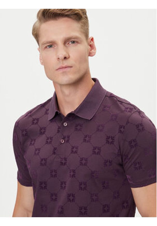 JOOP! Polo 17 JJ-24Bartholo 30046986 Fioletowy Modern Fit. Typ kołnierza: polo. Kolor: fioletowy. Materiał: bawełna