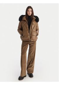 Geox Kurtka zimowa Backsie W5628S T3121 F5212 Brązowy Oversize. Kolor: brązowy. Materiał: syntetyk. Sezon: zima #4