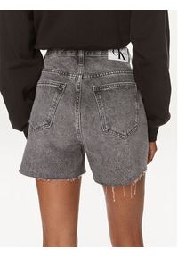 Calvin Klein Jeans Szorty jeansowe J20J223508 Szary Regular Fit. Kolor: szary. Materiał: bawełna