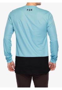 FOX - Bluza rowerowa męska Fox Ranger LS Jersey Fox Head. Kolor: niebieski. Materiał: jersey