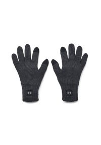 Rękawiczki męskie Under Armour UA Halftime Wool Glove - czarne. Kolor: czarny. Materiał: wełna, nylon, poliester, elastan