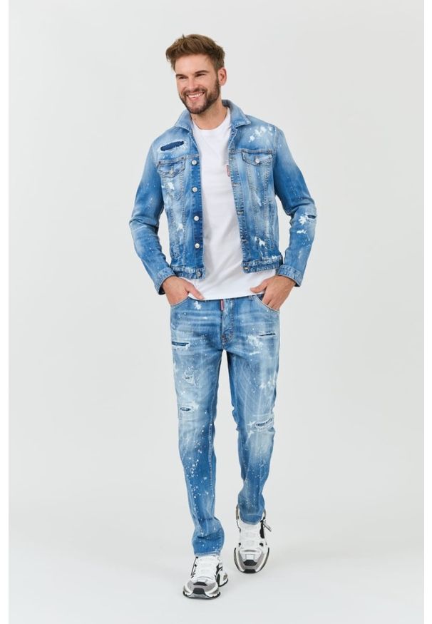 DSQUARED2 Błękitne jeansy Cool Guy Jean. Kolor: niebieski