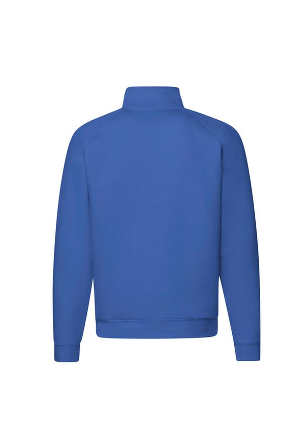 FRUIT OF THE LOOM - Bluza Męska Premium Z Zamkiem Błyskawicznym. Kolor: niebieski