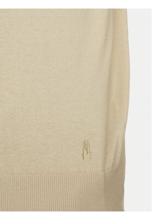 Marciano Guess Sweter 5GHR02 5861Z Beżowy Regular Fit. Kolor: beżowy. Materiał: bawełna