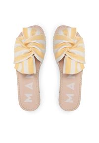 Manebi Espadryle Sandals With Knot T 1.9 Jk Żółty. Kolor: żółty. Materiał: materiał