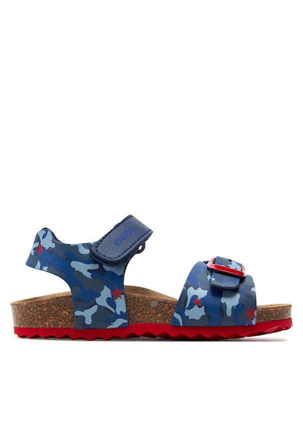 Geox Sandały B Sandal Chalki Boy B922QA 00454 C0735 S Granatowy. Kolor: niebieski