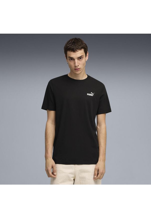 Puma - Męska koszulka Graphic PUMA Black. Kolor: czarny. Sport: fitness