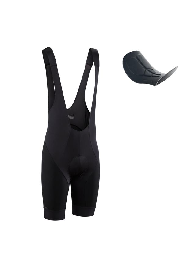 ROCKRIDER - Spodenki rowerowe MTB Rockrider Race. Kolor: czarny. Sport: kolarstwo