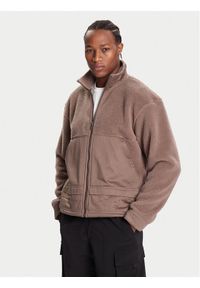 Adidas - adidas Polar Premium Essentials JW3510 Brązowy Loose Fit. Kolor: brązowy. Materiał: syntetyk #1