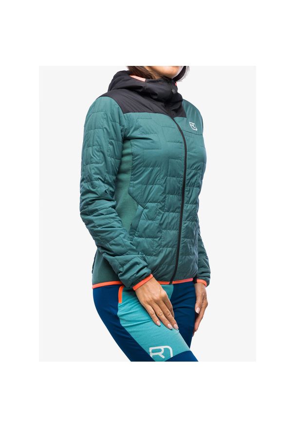 ORTOVOX - Kurtka skiturowa damska Ortovox Swisswool Piz Badus Jacket. Kolor: zielony. Sezon: zima. Sport: narciarstwo