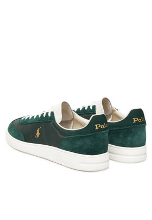 Polo Ralph Lauren Sneakersy 809973701003 Czarny. Kolor: czarny. Materiał: skóra