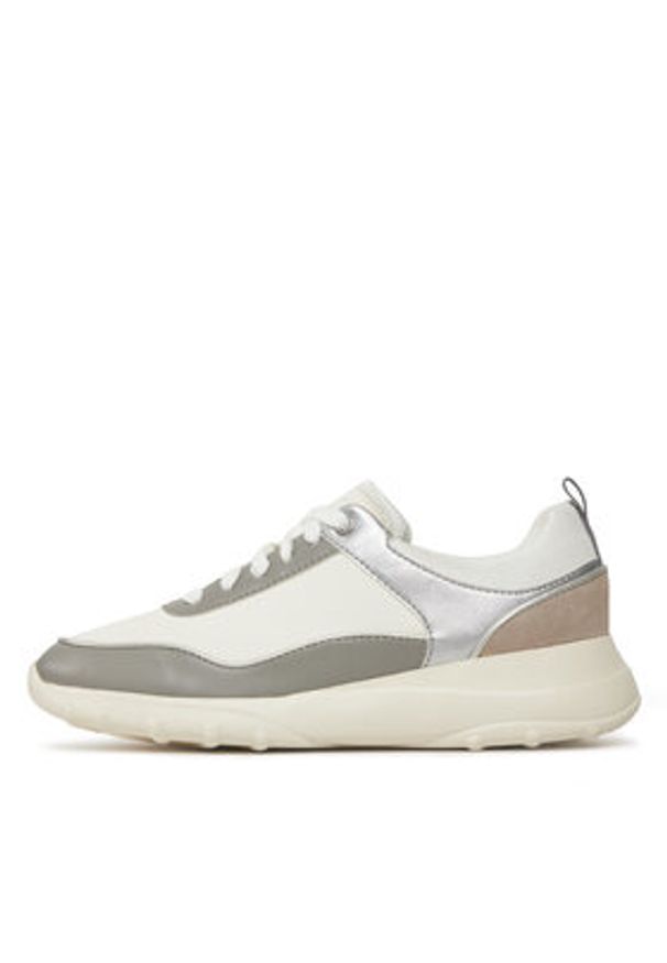Geox Sneakersy D Alleniee D35LPB 00054 C1132 Biały. Kolor: biały. Materiał: skóra