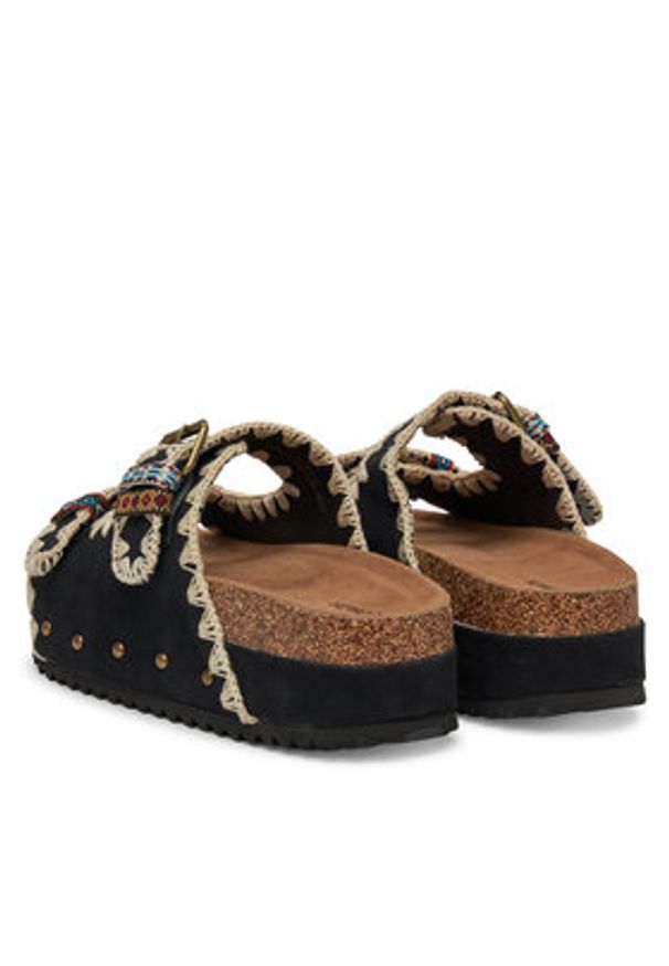 DeeZee Klapki LB-P1684 Czarny. Kolor: czarny. Materiał: syntetyk, materiał