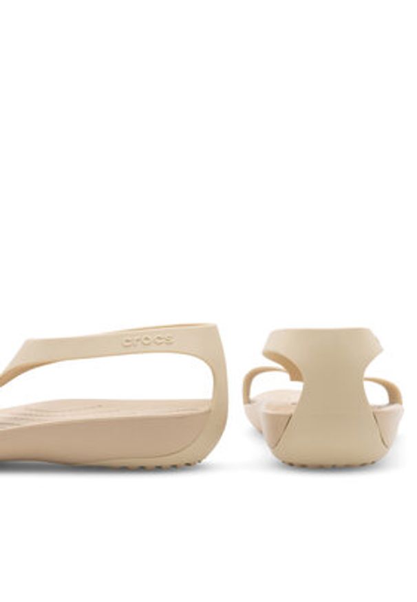 Crocs Sandały SERENA SANDAL 205469-212 Beżowy. Kolor: beżowy