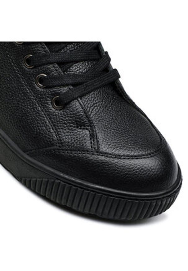 Go Soft Trzewiki WI23-PIKOLA-01 Czarny. Kolor: czarny. Materiał: skóra