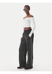 Adidas - adidas Spodnie dresowe Pearl Firebird KC7863 Czarny Loose Fit. Kolor: czarny. Materiał: syntetyk #3